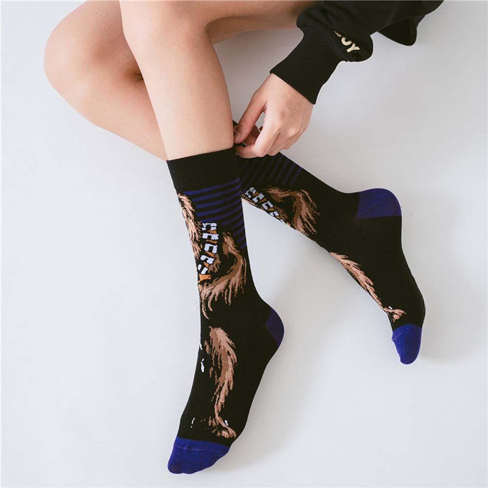 Đôi Vớ Cotton In Hình Star Wars 3 Thời Trang Unisex