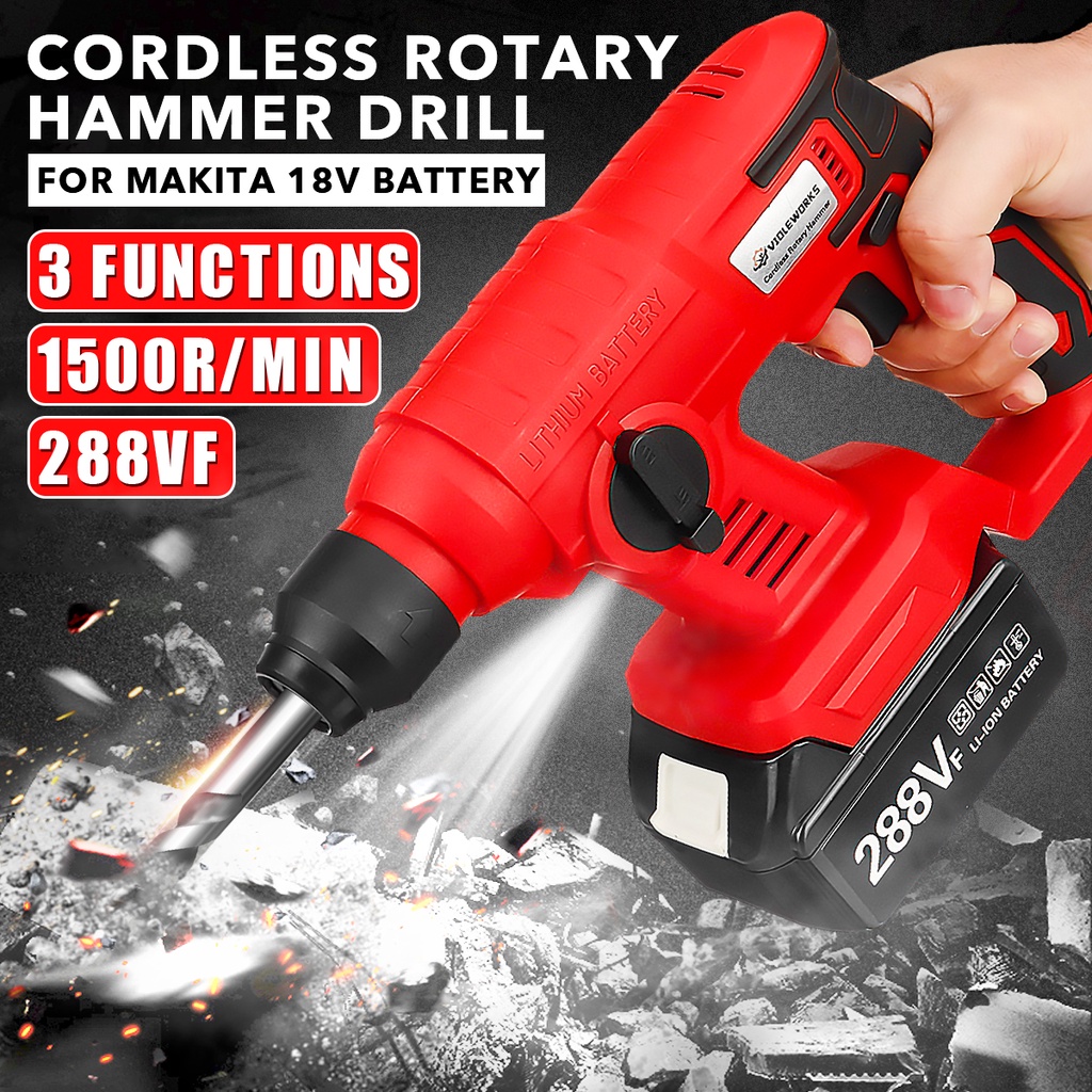 Máy Khoan Điện 0-6000p / min 288V Không Dây Sạc Lại Được