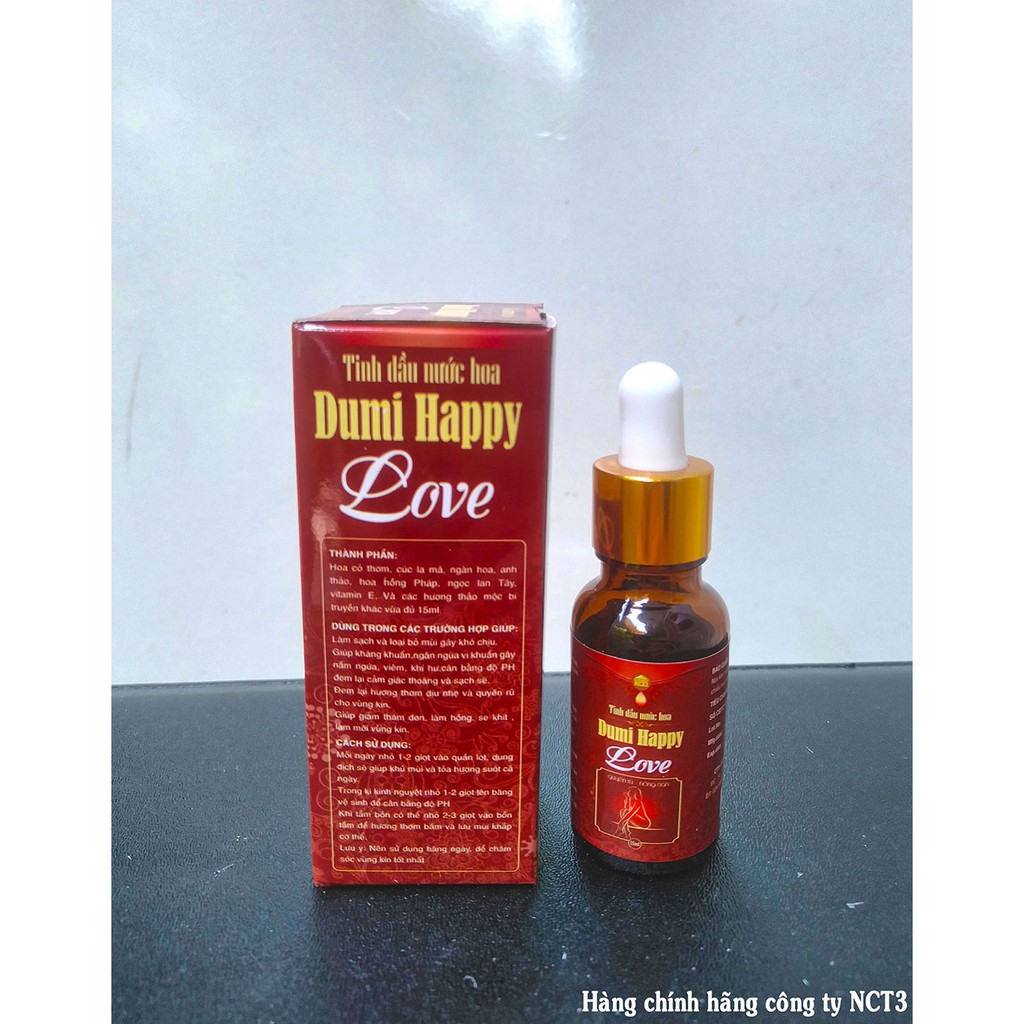 Tinh Dầu Nước Hoa DUMI HAPPY LOVE (15ML)