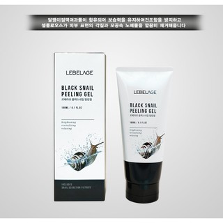 (Thanh lý - HCM) Tẩy Tế Bào Chết Lebelage Peeling Gel Tinh Chất Ốc Sên Đen Hàn Quốc 180mL