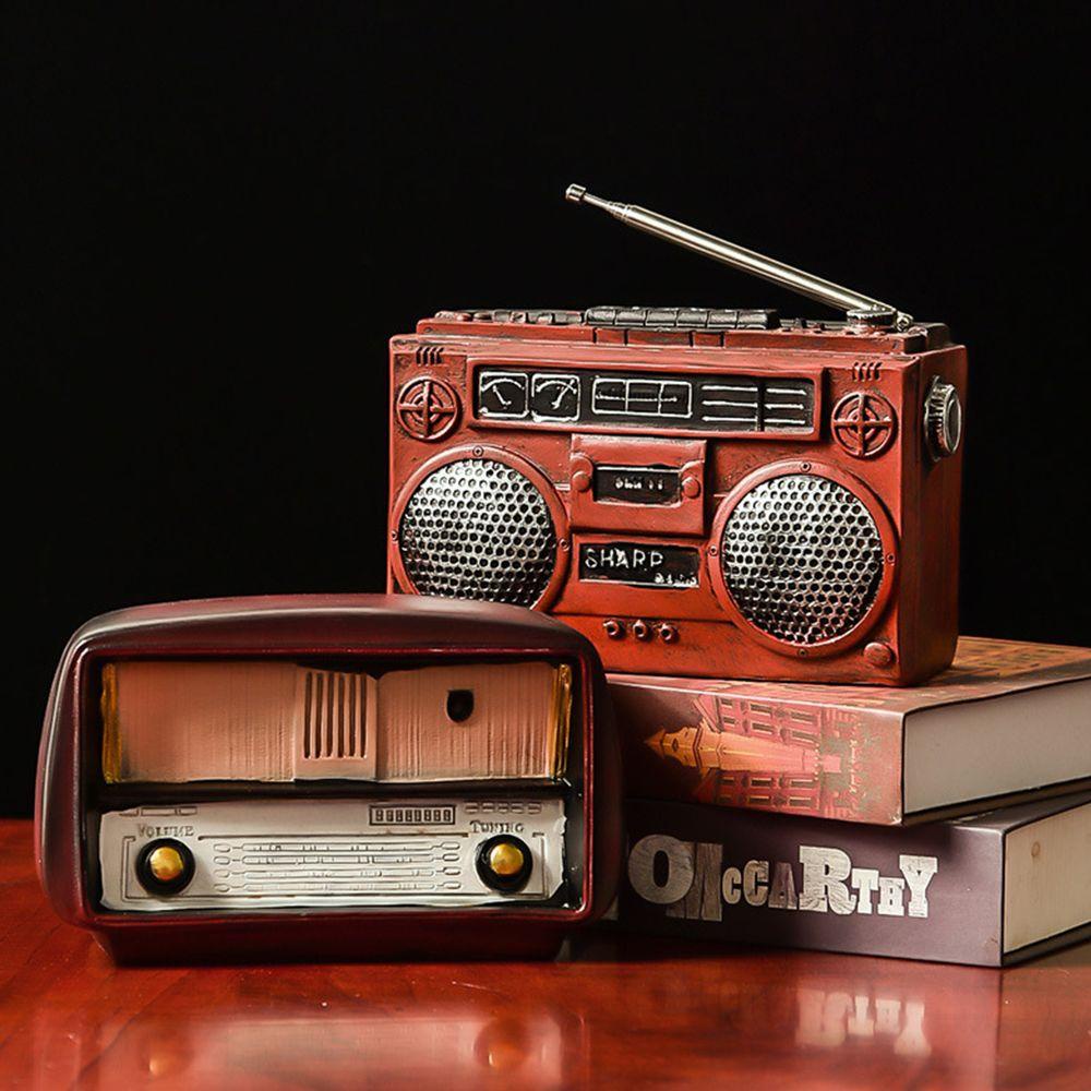 Tượng Hình Máy Hát Đĩa Gramophone Phong Cách Retro Hiện Đại Trang Trí Nhà Cửa / Văn Phòng