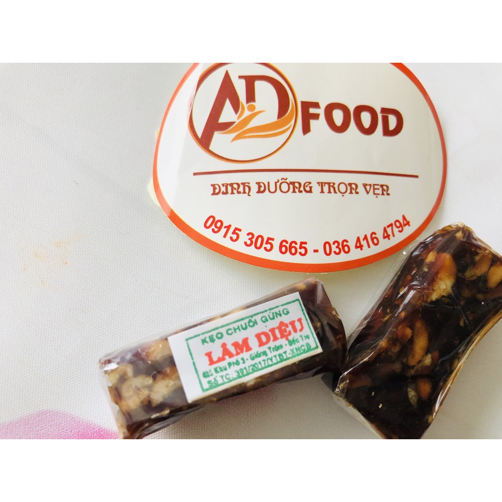 500g kẹo chuối tươi đậu mè