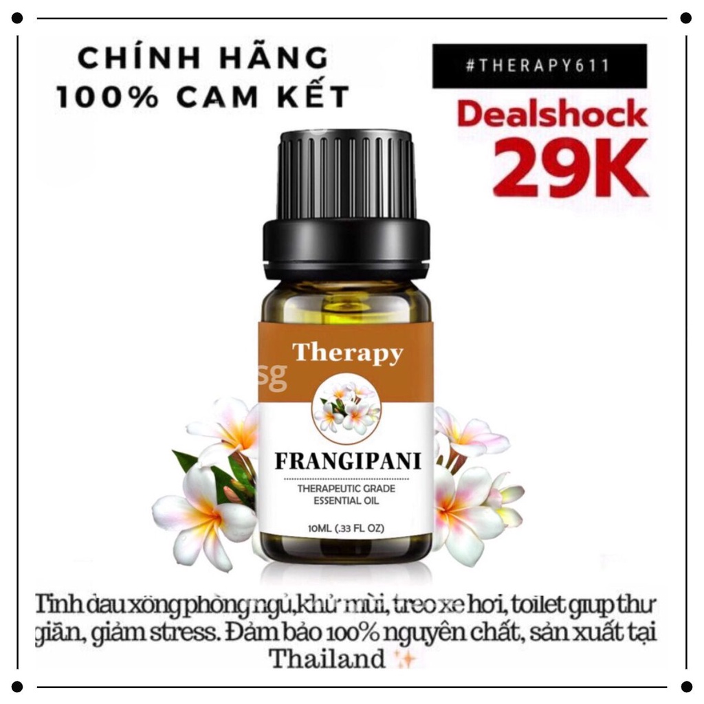 Tinh Dầu Nguyên Chất Hoa Sứ Thiên Nhiên 10ml