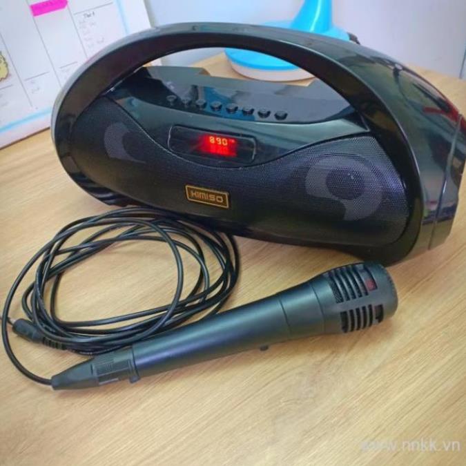 Loa bluetooth Kimiso KM-S1/S2 hát karaoke, loa kimoso hát karaoke - Tặng kèm mic hát - TongkhoGiaDung