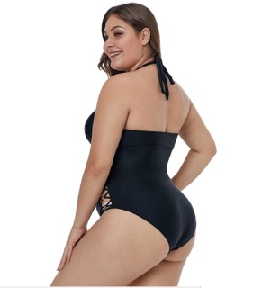Monokini đan dây eo big size 60-70kg