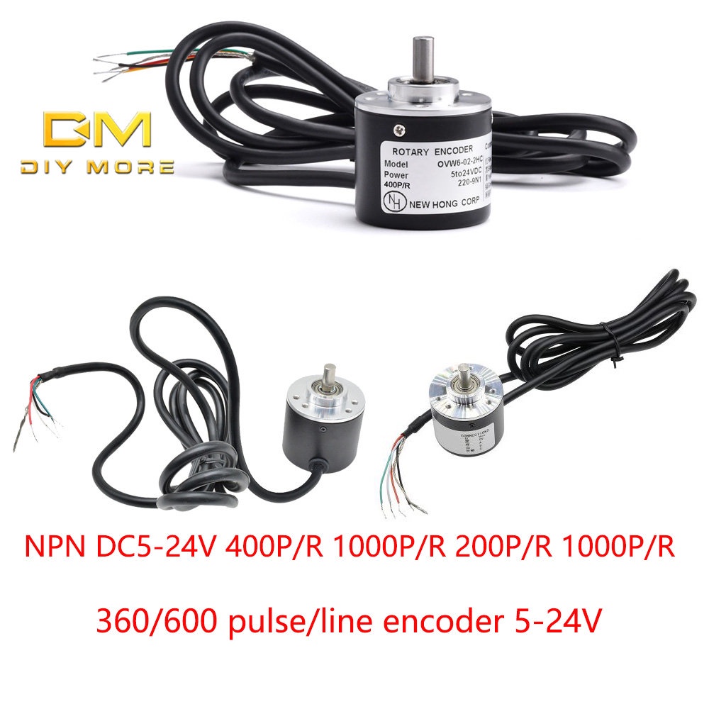 Bộ mã hóa điện trở DIYMORE NPN DC5-24V DIY hai pha tiện lợi