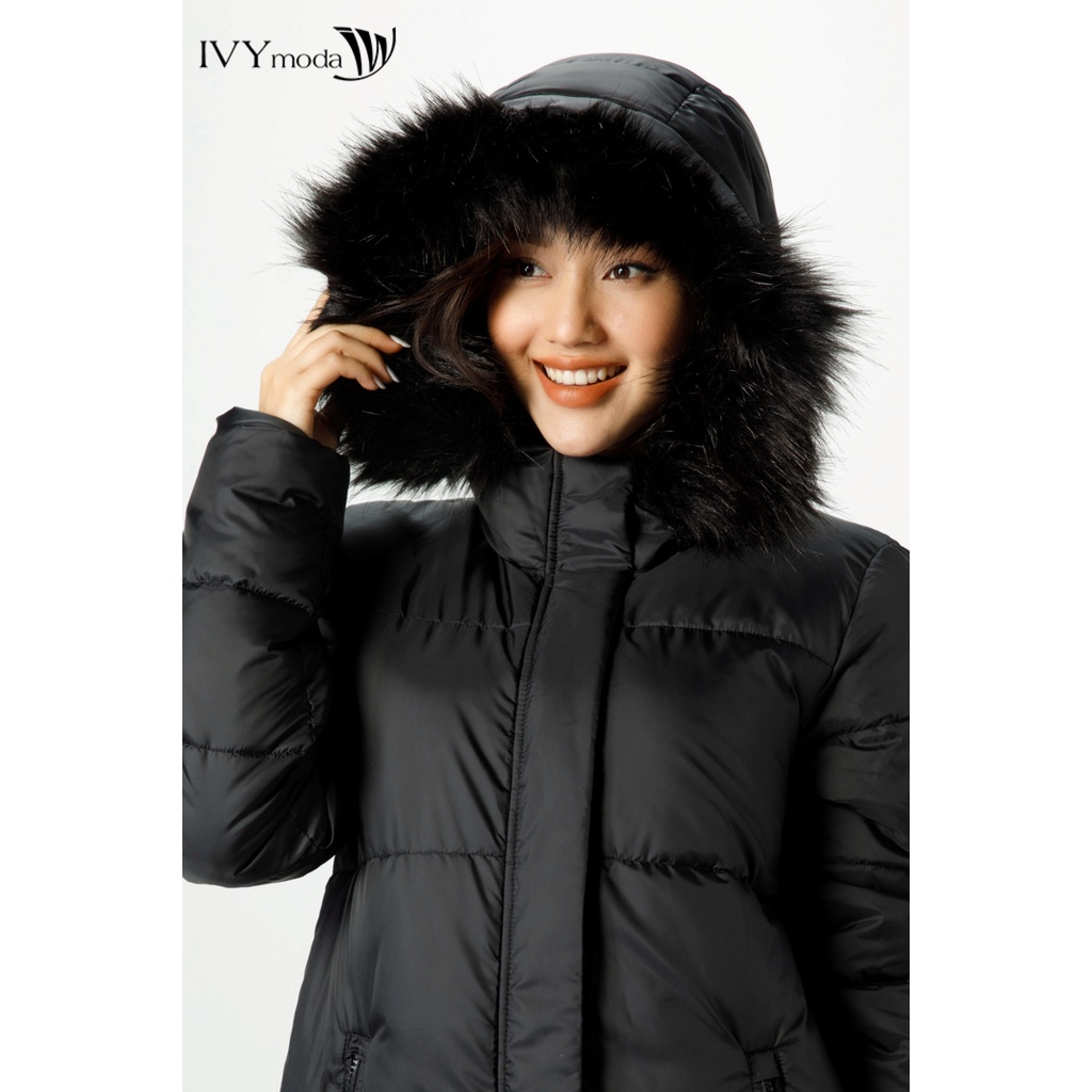 Áo khoác phao nữ dáng dài IVY moda MS 71B8857