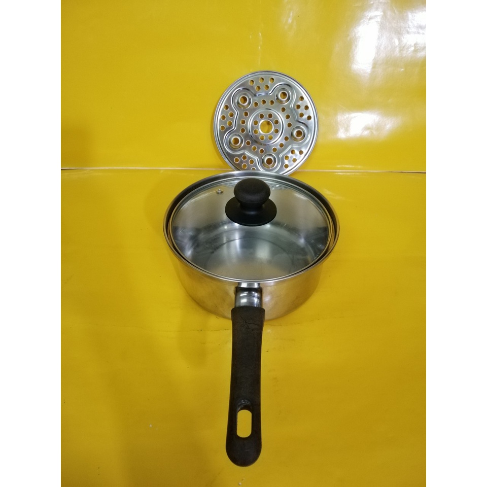 Quánh inox nội địa Nhật, size 20cm, cao 9cm (178), dùng được bếp từ