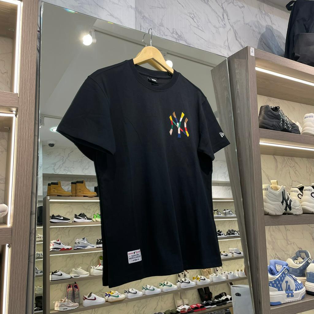[CHÍNH HÃNG] - ÁO THUN NEW ERA - NY YANKEES BẢY MÀU - ĐEN - CODE: 13527265