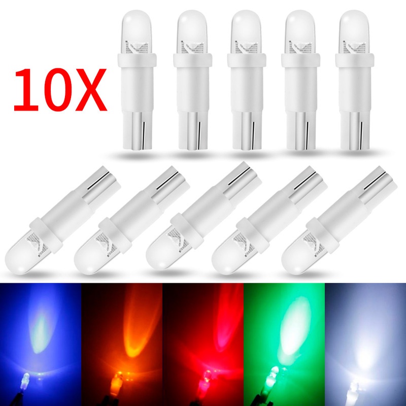 Set 10 Bóng Đèn LED T5 Cho Nội Thất Xe Ô Tô