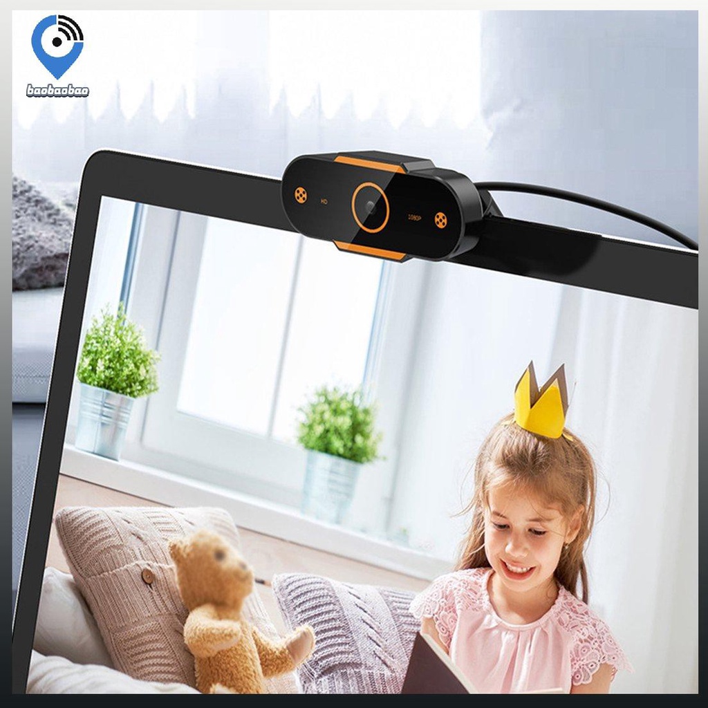Webcam Hd Tùy Chỉnh Kèm Mic Có Thể Xoay Vòng Tiện Dụng Cho Livestream | BigBuy360 - bigbuy360.vn