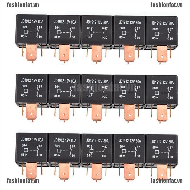 Rơ Le Tự Động Dc 24V 12V 80A JD1912 4-Pin Chống Thấm Nước Chuyên Dụng