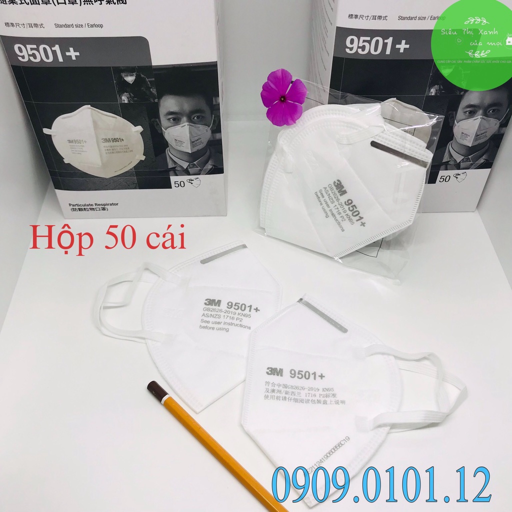 khẩu trang chính hãng 3m 9502+, 9542, khẩu trang n95 cao cấp đạt tiêu chuẩn AS/NZS FFP2