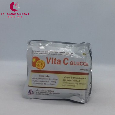 Gói 24 Viên Kẹo Ngậm Vita C GLUCOSE