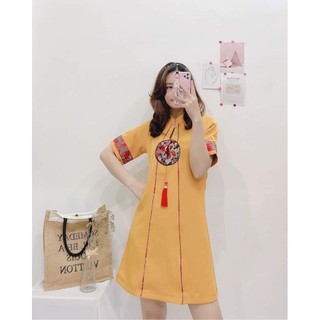 ĐẦM GẤM TẾT SỌC VIỀN