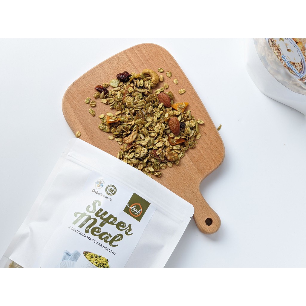 Ngũ cốc ăn kiêng Granola CELA cao cấp không đường, đồ ăn giảm cân dành cho mẹ bầu và trẻ em 300gr - Cela detox