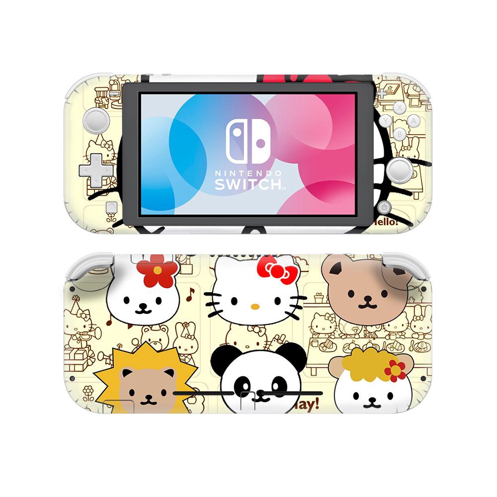 Miếng Dán Hình Hello Kitty Dễ Thương Trang Trí Máy Chơi Game Nintendo Switch Lite