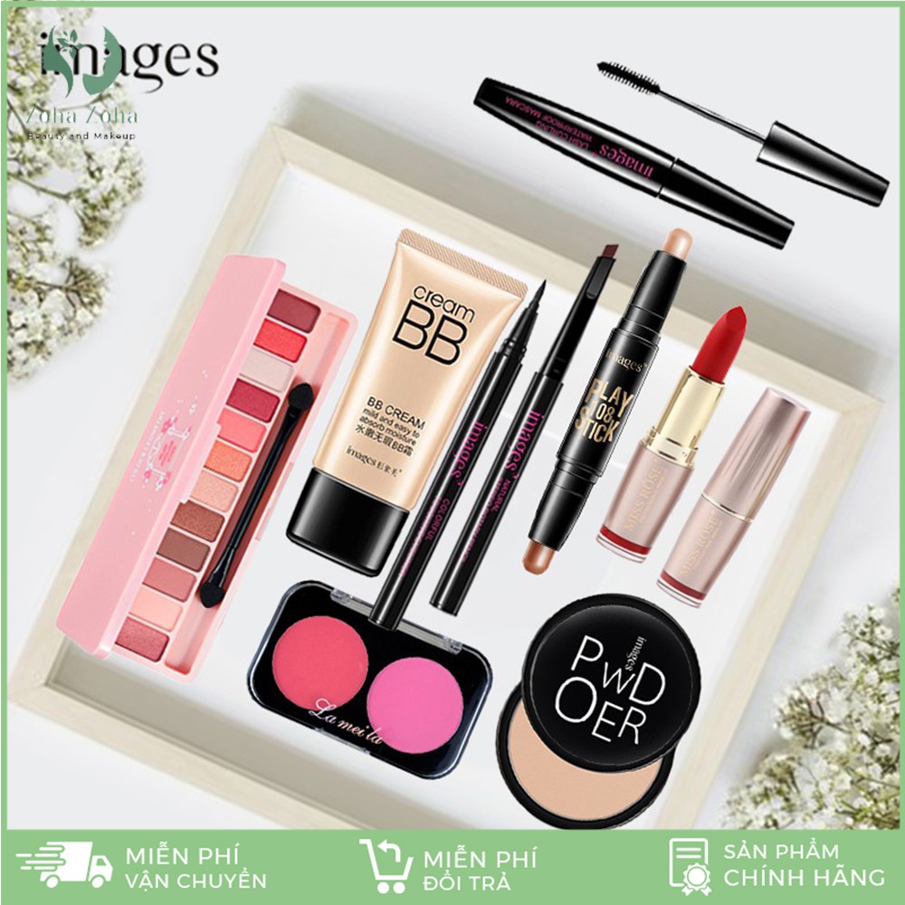 Bộ trang điểm cá nhân Images 9 món đầy đủ từ a đến z bộ makeup cho người mới bắt đầu set trang điểm chuyên nghiệp