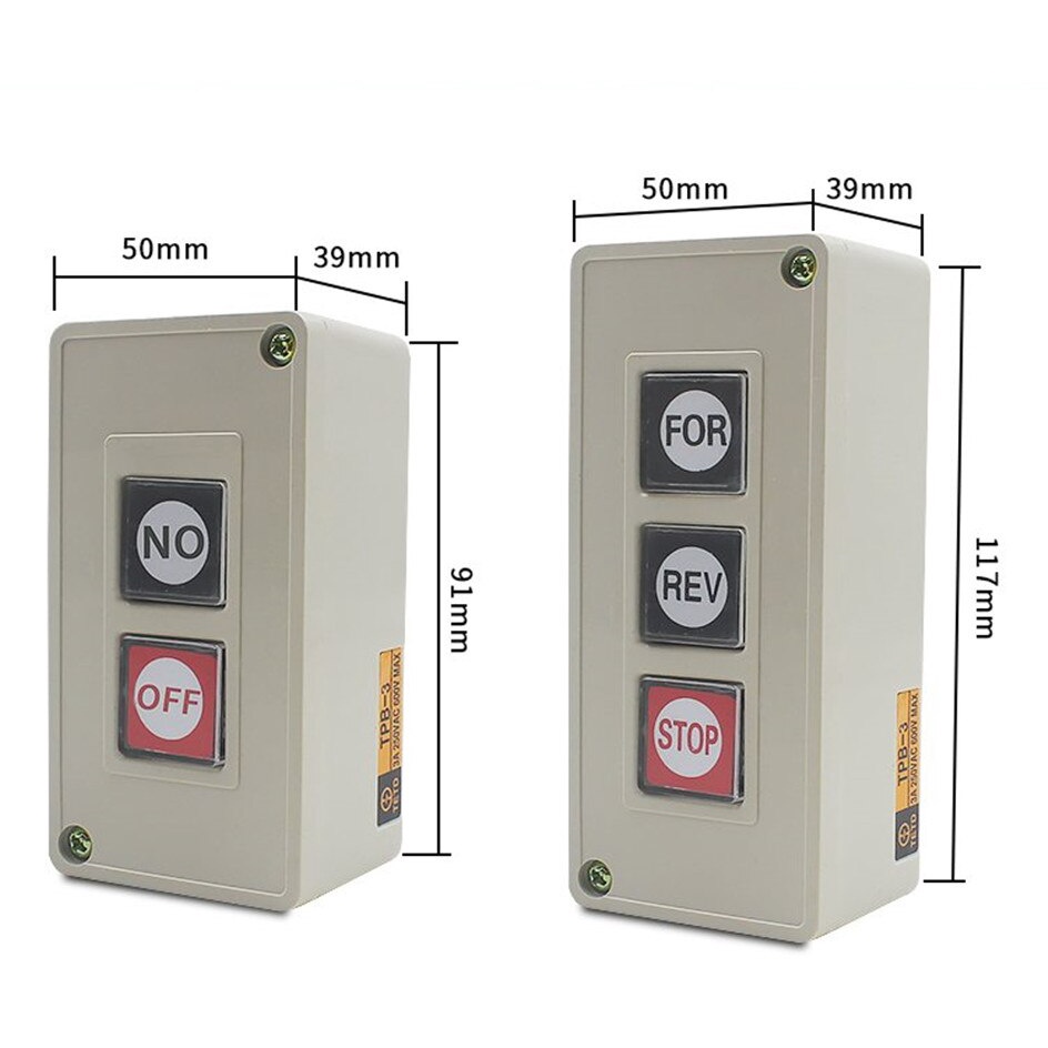 Hộp nút nhấn Tpb-3 lên xuống dừng