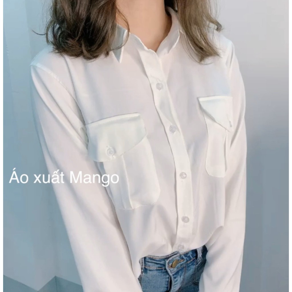 3101SM - Sơ mi trắng xinh cho nữ