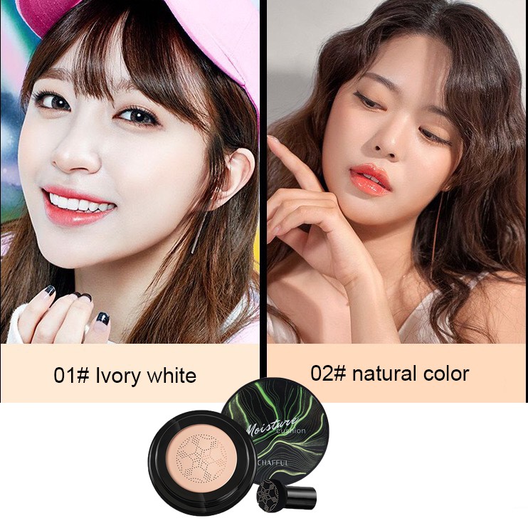 [Hàng mới về] PHấn nước Air Cushion BB CC Cream dưỡng ẩm và làm trắng che khuyết điểm đi kèm mút | BigBuy360 - bigbuy360.vn