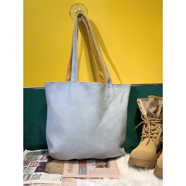 Túi tote 2 mặt da thật - hàng si