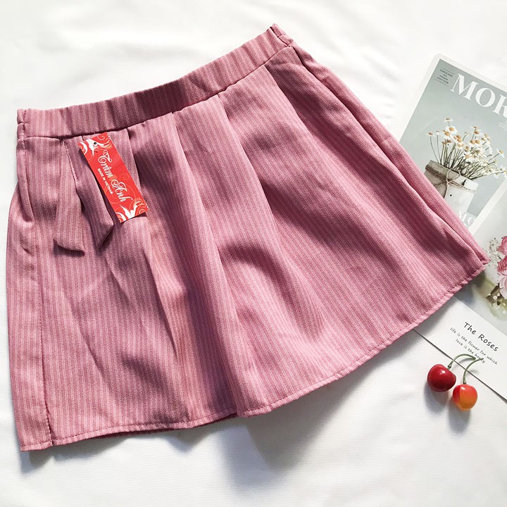 Quần sọt giả váy nữ từ 45-52kg chất vải kaki thun dày vừa - QU19 | BigBuy360 - bigbuy360.vn