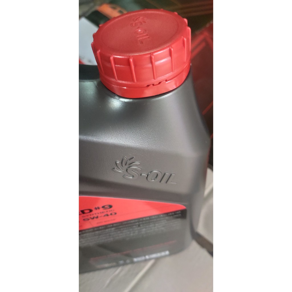 DẦU NHỚT S-OIL RED #9- SN 5W40- 4L