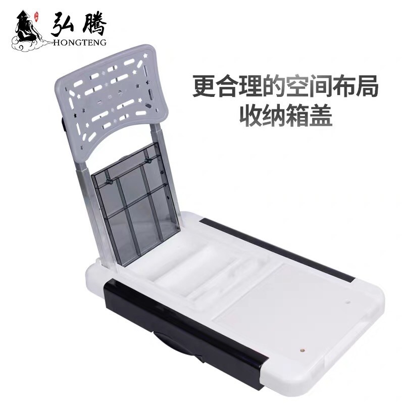 Thùng câu đài Hongteng 36L+ pull pass và khay mồi