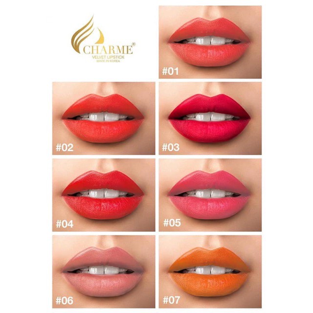 {sale sốc} Son Charme Hàn Quốc Velvet Lipstick  - Tặng kèm Bông Rửa Mặt | BigBuy360 - bigbuy360.vn