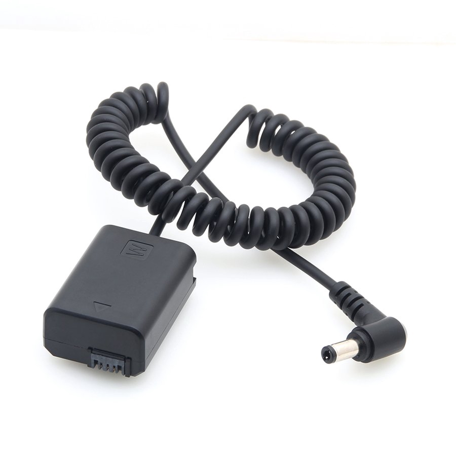 Đầu Nối Pin Dummy NP-FW50 Với Dây Cáp DC Cho Sony