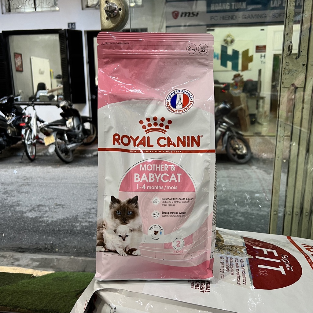Thức ăn cho mèo Royal Canin túi hãng 2kg Kitten 36,Fit 32,Indoor 27,Mother&Baby Cat 34