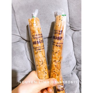 Bánh tráng cuộn chà bông 10 cái