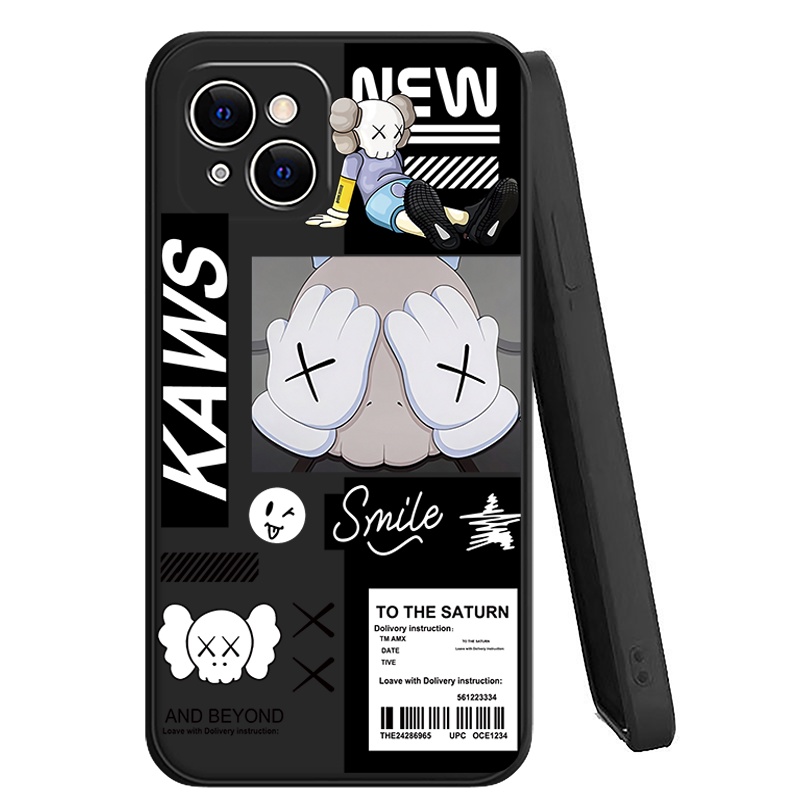 Ốp Điện Thoại TPU Dẻo Họa Tiết Hoạt Hình Kaws/ Sesame Street Dễ Thương Thời Trang Cho iPhone 13 Pro Max iPhone11 iPhone12 iPhoneXR XS 6 6S 7 8 Plus