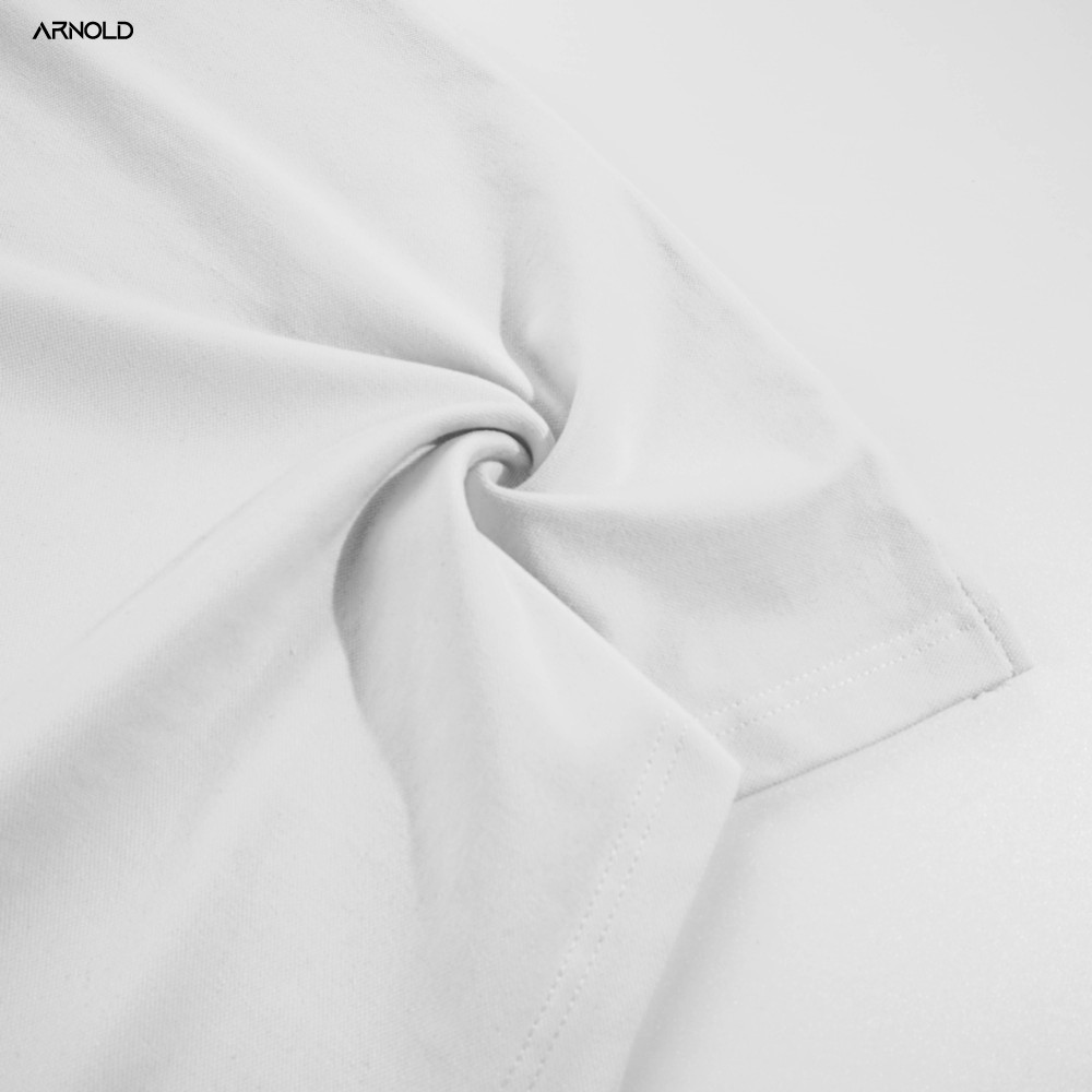 [Mã LTP50 giảm 50000 đơn 150000] Áo thun polo nam cổ bẻ màu trắng vải cá sấu Cotton trẻ trung, thoáng mát - Arnold | BigBuy360 - bigbuy360.vn