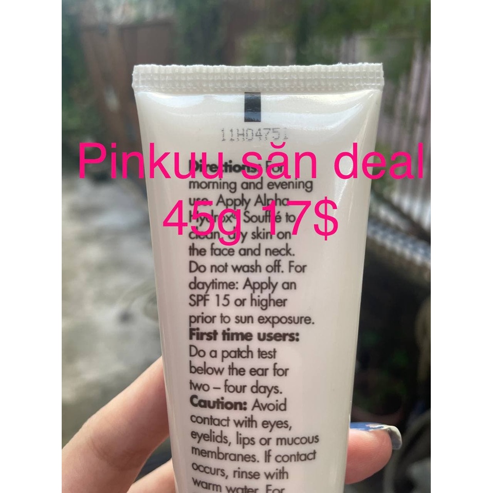 Tẩy da chết hóa học Alpha Hydrox AHA soufflé 12% Glycolic Aha 17$ | BigBuy360 - bigbuy360.vn