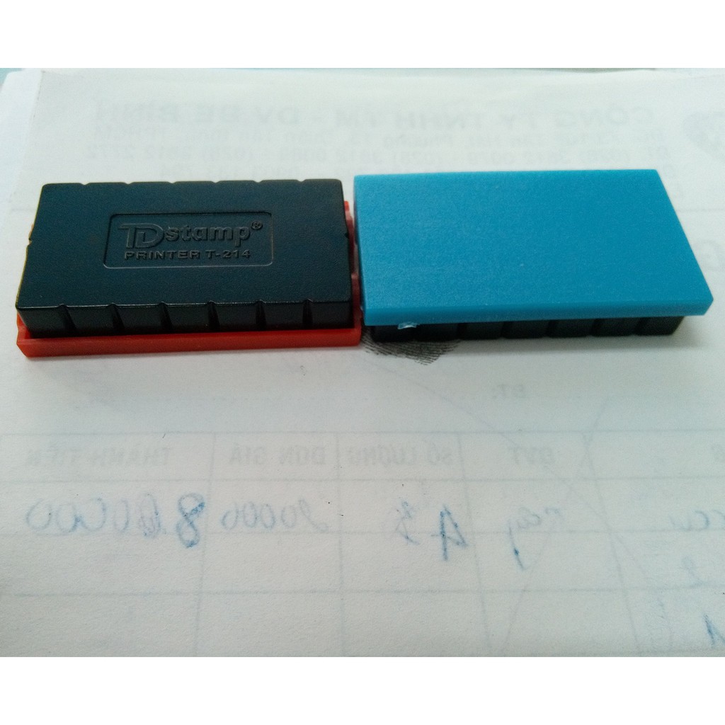 Khay Mực/ Thẻ Mực/ Tampon TDstamp T-214 Dùng Cho Dấu TDstamp T-214