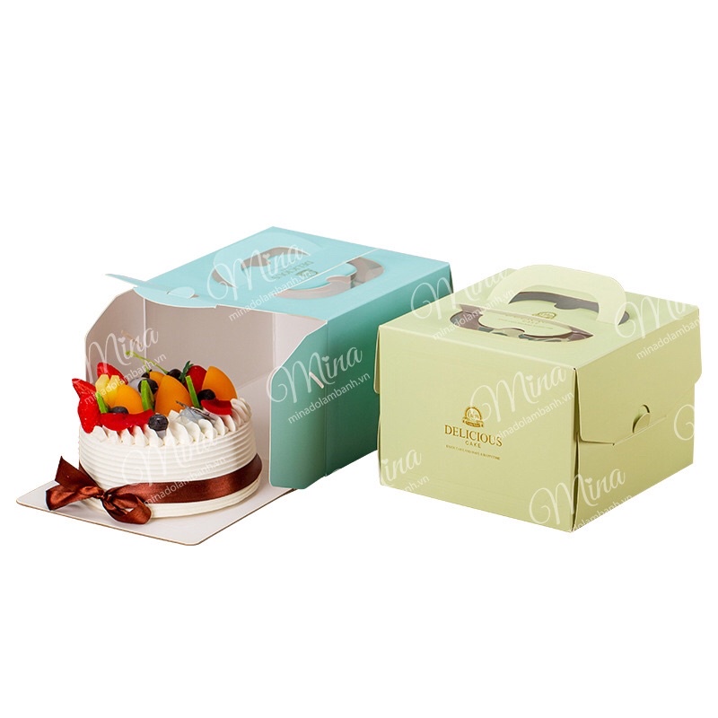 Hộp đựng bánh sinh nhật nhiều size - Giao mẫu ngẫu nhiên
