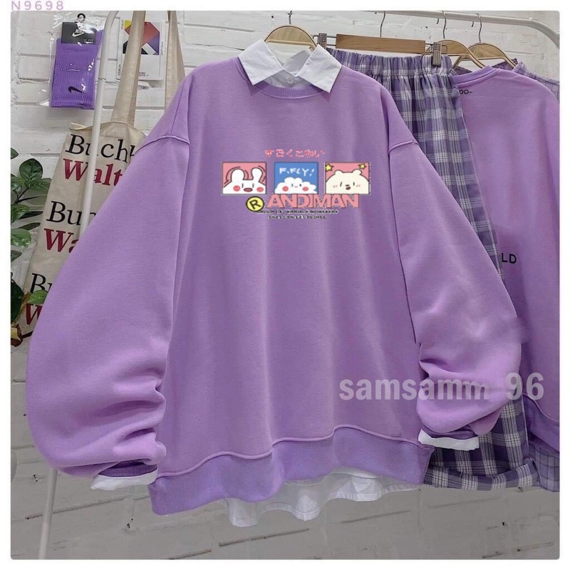 Áo Nỉ Áo Sweater Mùa Đông Chú Thỏ