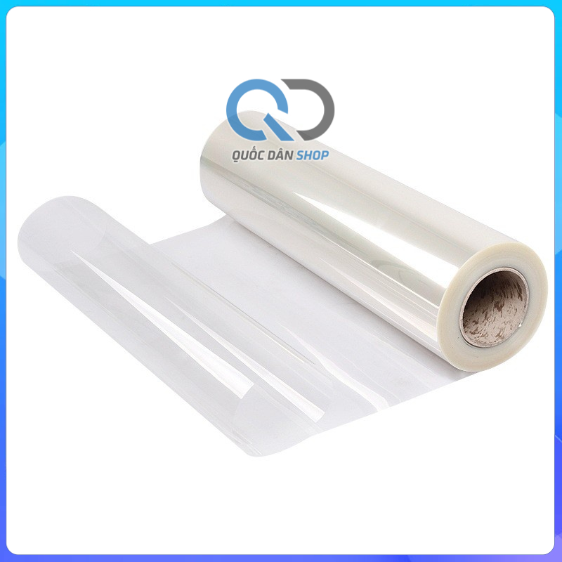 Decal trong suốt khổ 50cm keo sẵn bóc dán, Dán được nhiều bề mặt