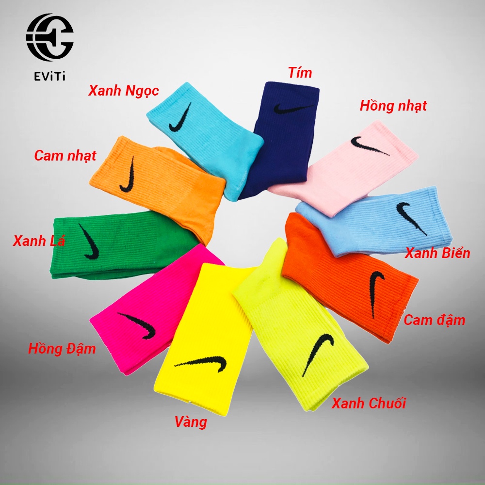 Tất -Vớ cao cổ Nii.Ke nhiều màu sắc trẻ trung - hottrend dễ phối đồ,hợp thời trang phù hợp cho cả nam và nữ
