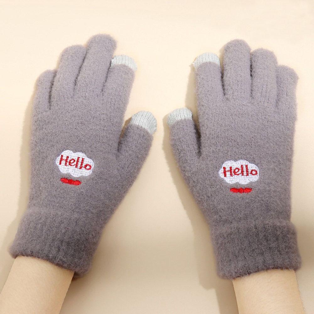 Găng Tay Lái Xe Có Thể Chạm Màn Hình Cảm Ứng Dễ Thương