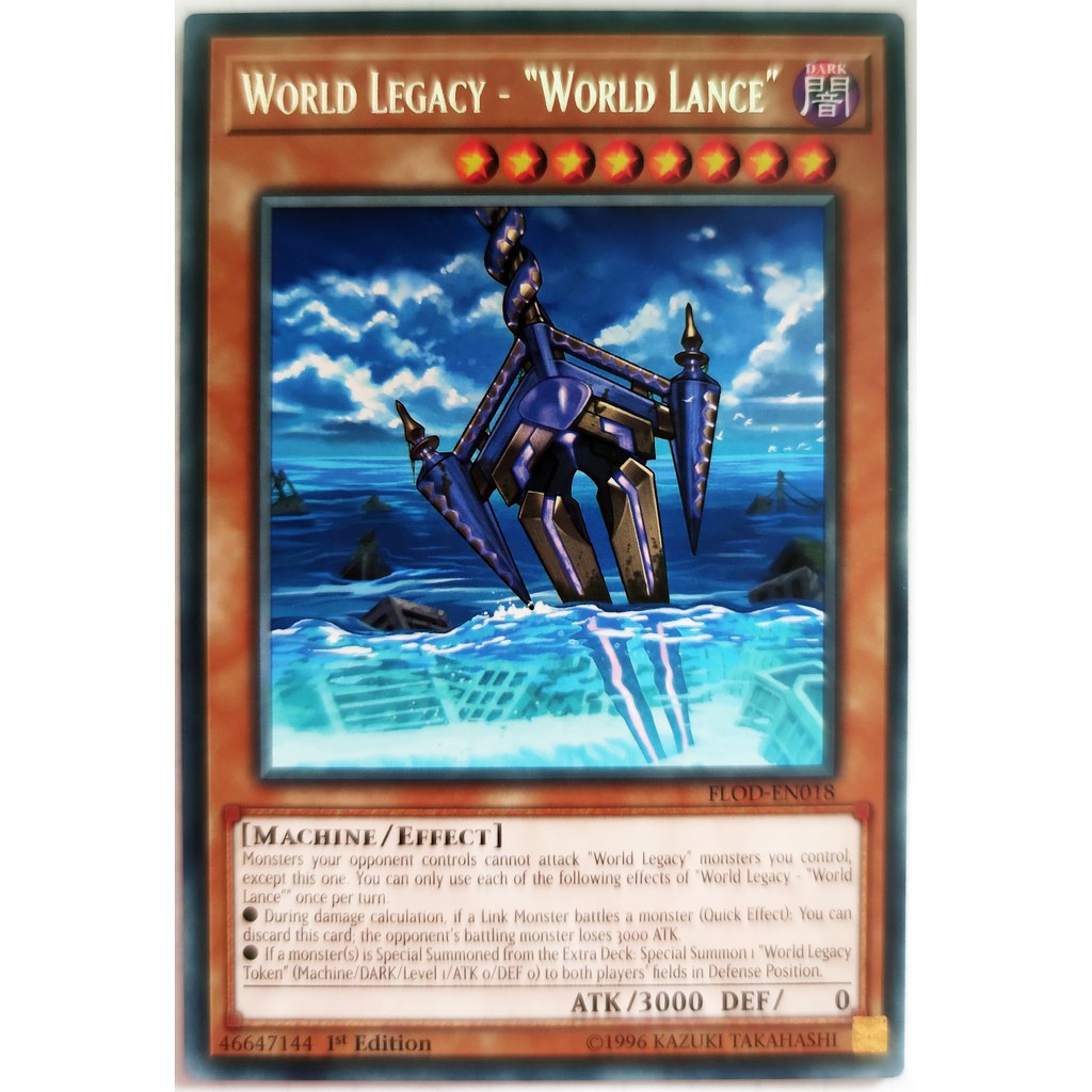 [Thẻ Yugioh] World Legacy - &quot;World Lance&quot; |EN| Rare