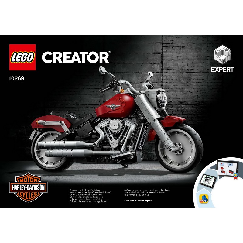 Lego Creator 10269 - Harley-Davidson Fat Boy - Bộ xếp hình Lego Xe moto Harley-Davidson