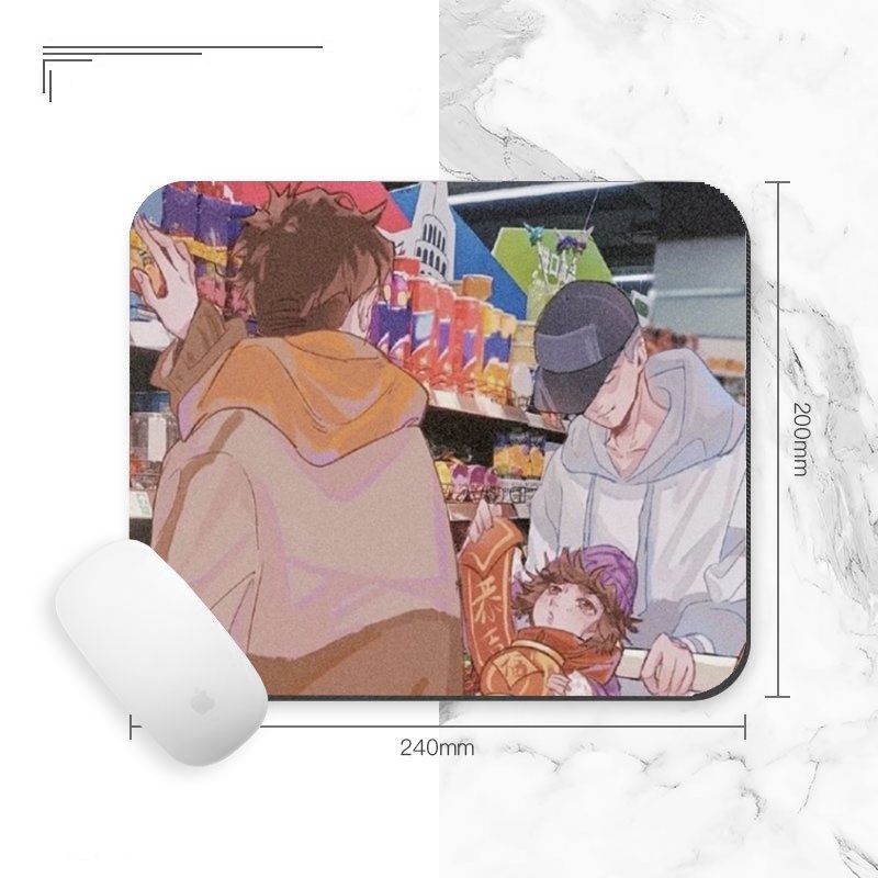 Miếng lót chuột in hình nhân vật TÁT DÃ NGANG TÀNG BL anime chibi tiện lợi xinh xắn tấm di kê chuột