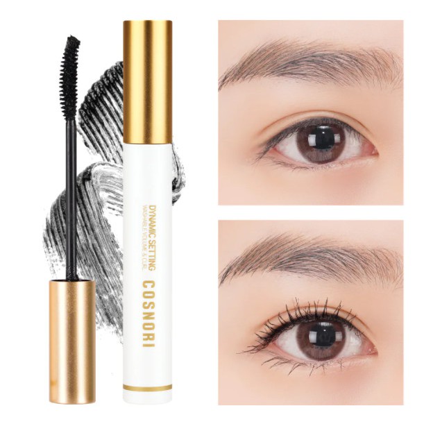 Mascara Cosnori chuốt mi dài & dày, cong tự nhiên Perfect Waterproof Volume, Long & Curl 7ml NPP Shoptido