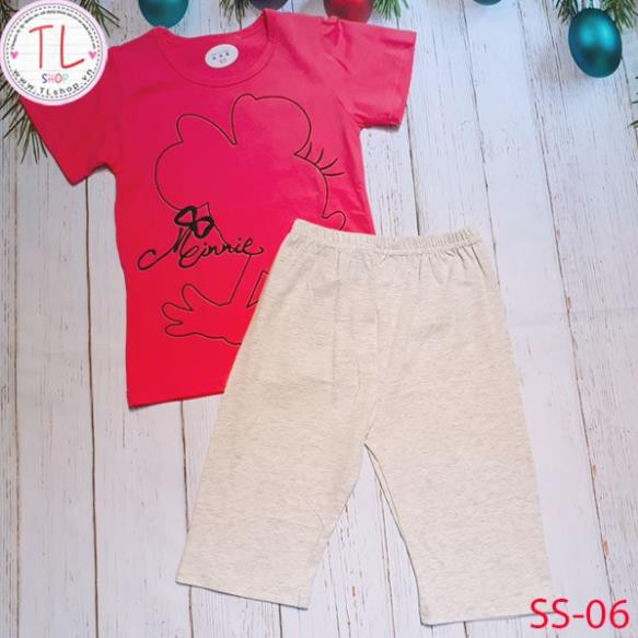 THỜI TRANG CHO BÉ- BỘ QUẦN ÁO CHÚ CHUỘT ĐÁNG YÊU CHO BÉ- SET ĐỒ BÉ GÁI