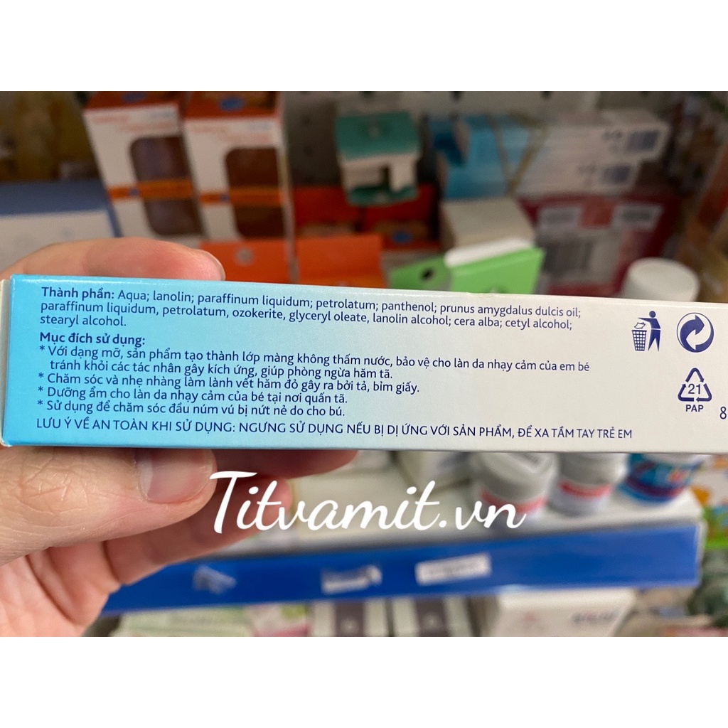 Kem chống hăm Bepanthen hy lạp, kem chống hăm cho bé
