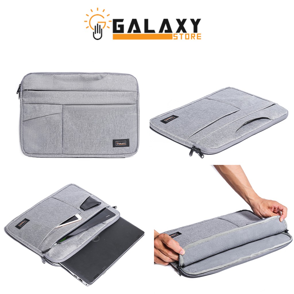 Túi Chống Sốc Túi Xách Cao Cấp Thông Minh Cho Macbook Laptop Surface Galaxy Store 13 - 13.5 Inch - Hàng Chính Hãng