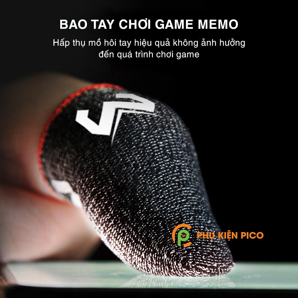 Bao tay chơi game MEMO sợi bạc cao cấp găng tay chơi game chống mồ hôi tay, tăng độ nhạy cảm ứng